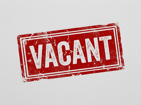 Vacant rubber stamp