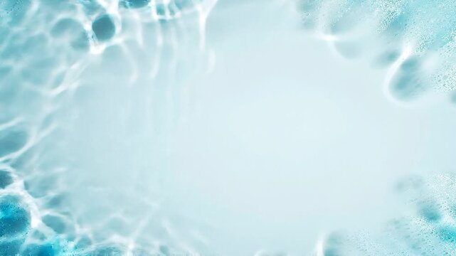 Water caustic light reflections background video