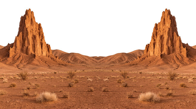 Sandstone Desert Rock Spire Nature Cutout Png
