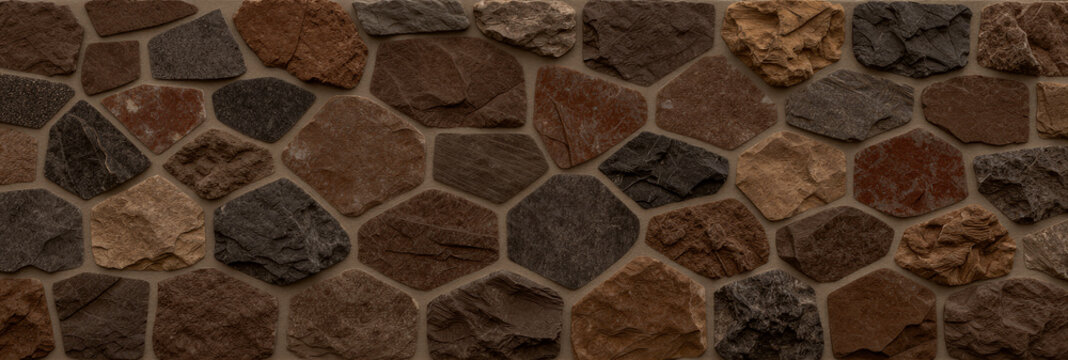 Stone Wall Rock Background Three-dimensional
