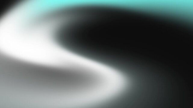 Abstract flowing soft focus gradient with ethereal bright white light and deep dark background for design