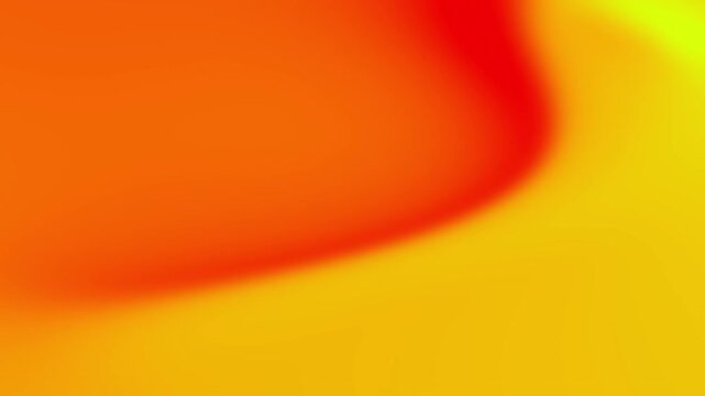 Vibrant abstract gradient with smooth blend of warm orange and bright yellow colors creating energetic and glowing background effect