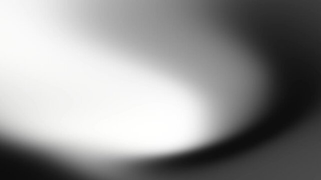 Abstract Smooth Gradient Swirl with Soft Glowing Light in Dramatic Monochrome Tones