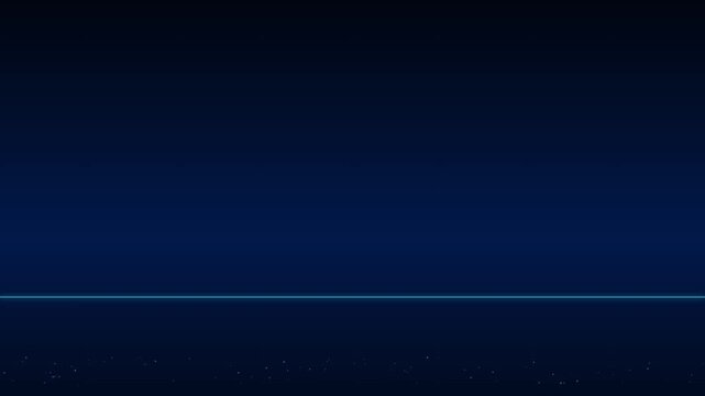 Minimalist blue gradient horizon background