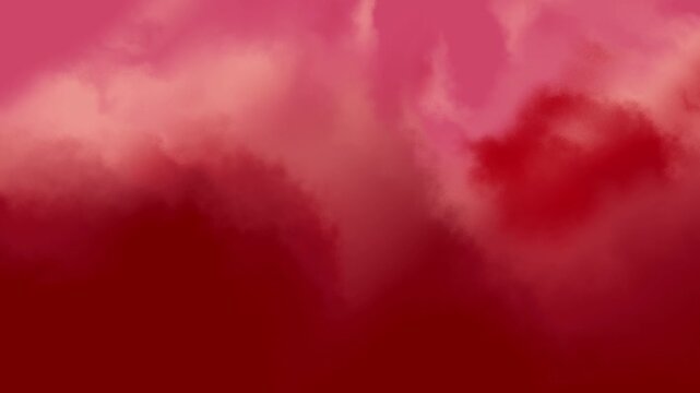 Abstract watercolor texture with vibrant pink and deep red hues creating a romantic and emotional artistic background