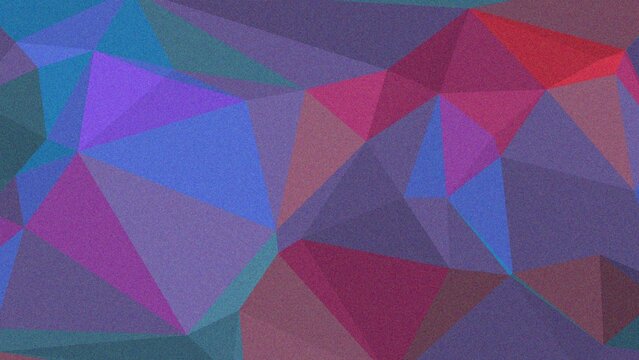 Abstract geometric background with vibrant color gradients and shapes.