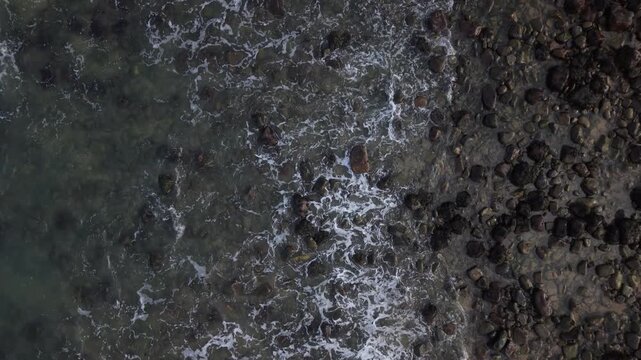 Wild waves crashing the coast of Miltown Malbay County Clare Ireland