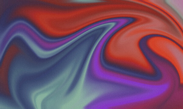 Abstract background with flowing liquid waves in vibrant shades of red purple and deep blue colors