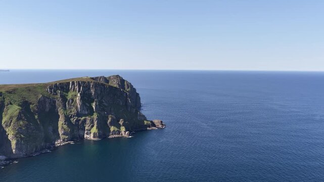 Aerial view of Horn Head in County Donegal, Ireland