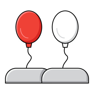 Air Dancer Icon Illustration Style