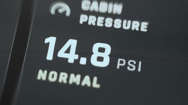 submarine cabin pressure holds normal at 14.8 psi