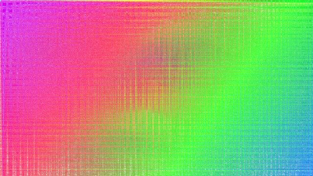 Colorful heatmap data chart with bright gradient colors