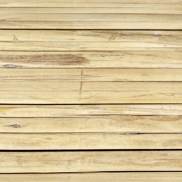 White bamboo fence texture background, pattern of natural wall for design art work.