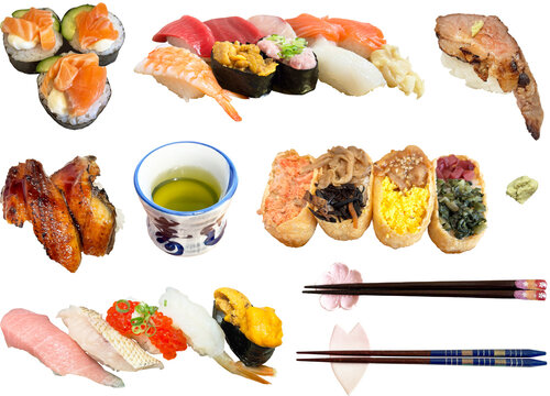 切り抜き透過素材セットー和食2