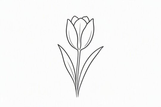 hand drawn flowers