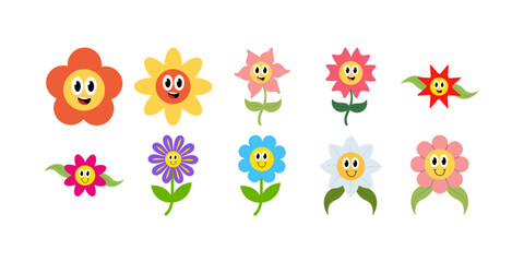 Obraz premium Happy Flower Sticker