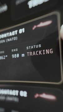 nato submarine contact one tracked at 980 meters