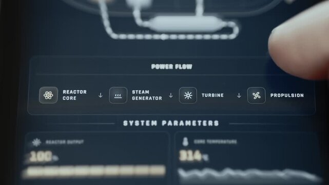 reactor power flow connects propulsion components