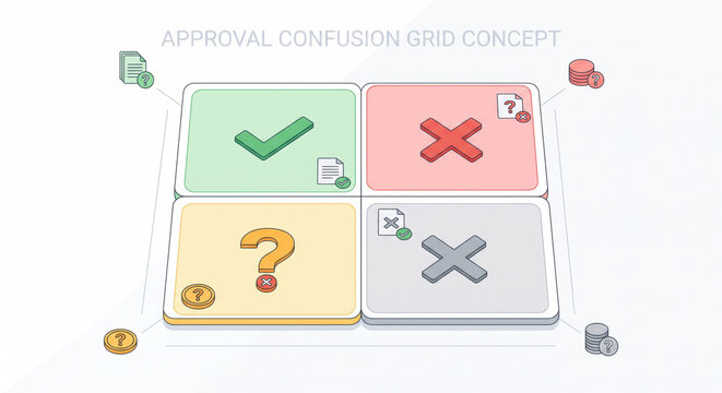 Decision UI: approve/decline; ML probability of default, risk band, policy rules, fairness checks, adverse action reasons.
