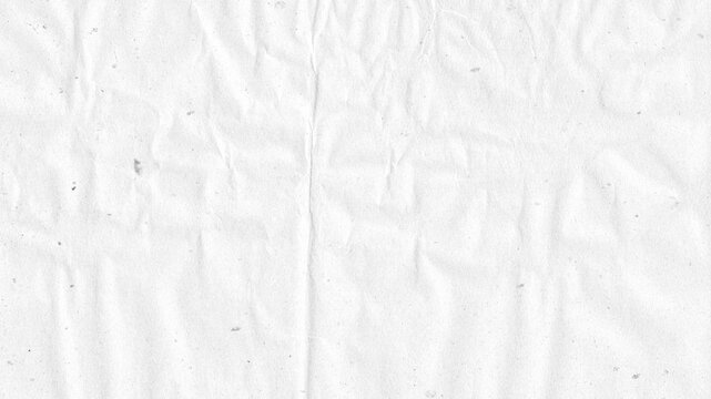 paper texture effect template background   - crumpled and glued sheet of wrinkled paper, isolated on transparent or white background png