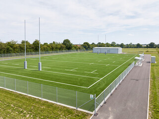 Fototapeta premium Modern Outdoor Sports Field at a Community Athletic Complex