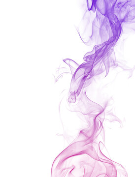 Pink smoke, purple smoke