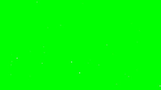 Rocket Launch Illustration on Green Screen Chroma Key Background for Space Exploration and Business Startup Success Concept