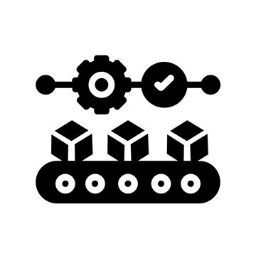 continuous integration glyph icon