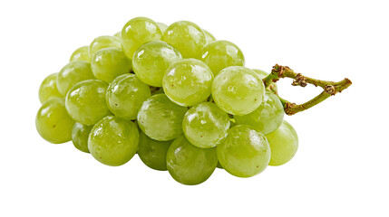 Bunch of fresh green grapes with stem © Veikko