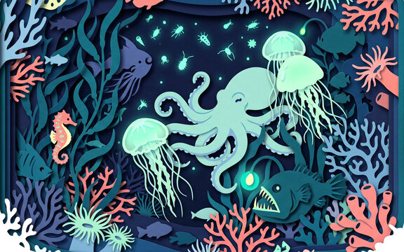 underwater world map