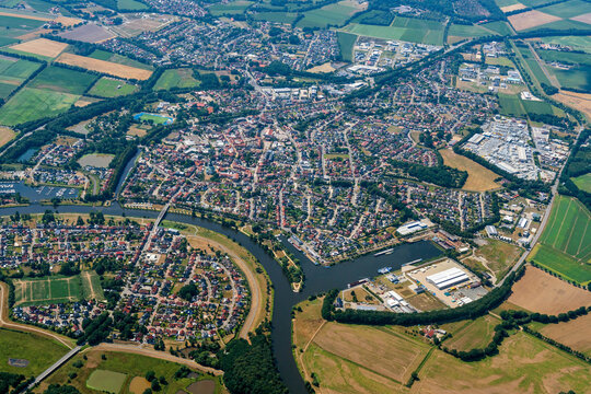 Coevorden, Luftbild, Niederlande