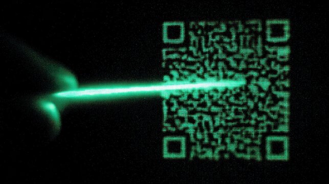 Green QR code scanned