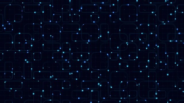Sparkling stars in deep space galaxy background