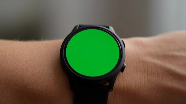 Close-up of a green frisbee held by a person outdoors.