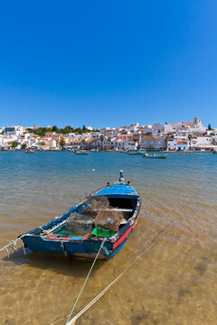Portugal, Fishing boat near Portimao