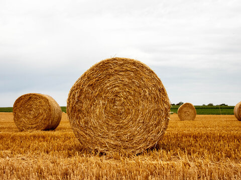 Straw bales in Luxemburg