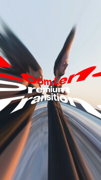Premium Transitions Zoom Lens VERTICAL &ndash; Dynamic Zoom Lens Transitions, Optical Blur, Camera Warp and Fast Motion Effects for Professional Video Editing