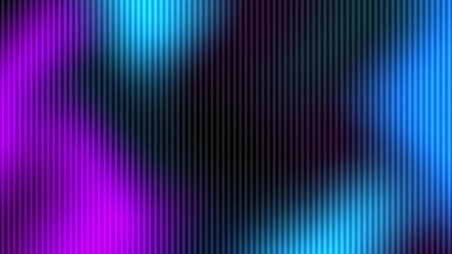 A vibrant digital background featuring vertical black lines over glowing neon blue and purple gradients for technology themes.