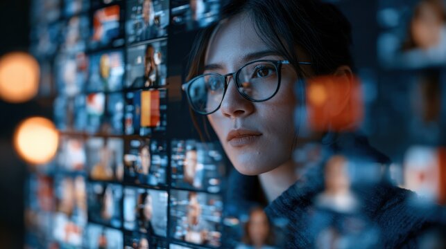 A diverse international team collaborating in a virtual meeting, showcasing global teamwork, remote communication, and digital business interaction.