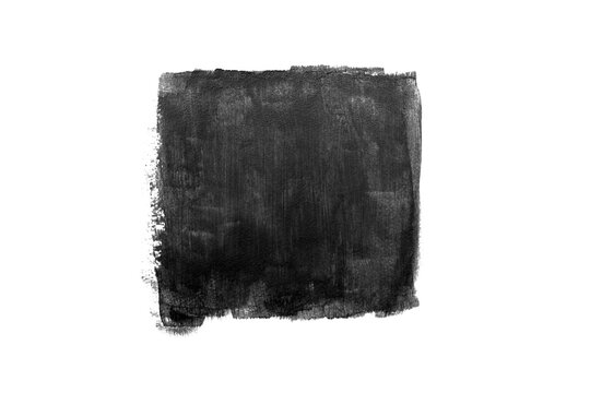 Abstract black watercolor on white background.