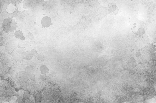 Gray abstract background in watercolor