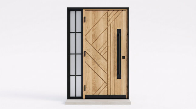 arched door, double door, entrance, modern door, interior design, architecture, luxury, gold frame, geometric design, glass door, wood frame, isolated, white background, art deco, elegance, portal, fr