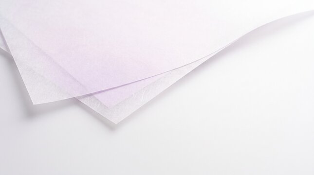 Lavender paper shadow gradient on white, soft minimal abstract background