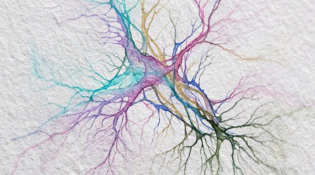 Iridescent Pigment Veins in Turquoise Magenta Gold and Violet, Abstract Art Background