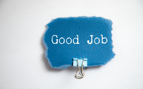 Phrase Good job in a workspace