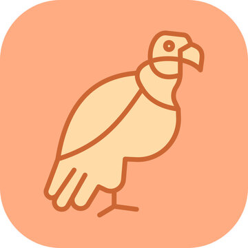 Vulture Vector Icon