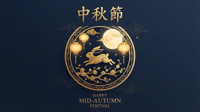 Celebrating the mid autumn festival a time for family reunions moon gazing enjoying delicious mooncakes and appreciating the beauty of the full moon in chinese