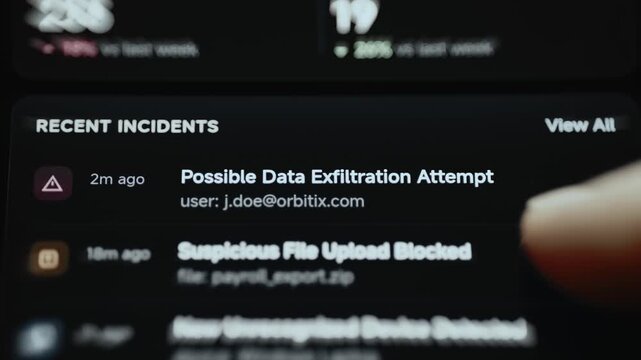 recent security incidents reveal possible data exfiltration