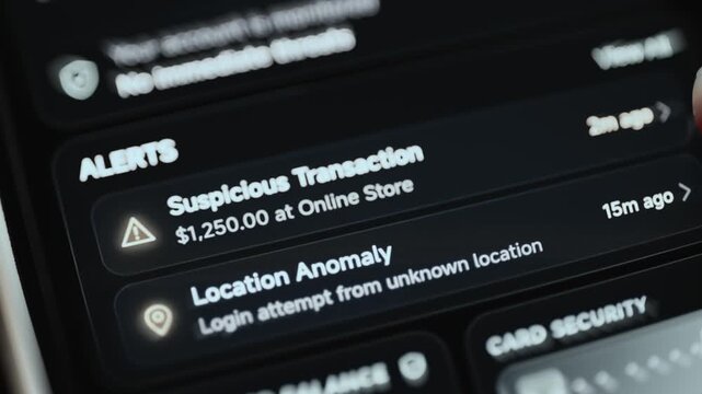 1250 usd suspicious transaction alert accompanies location anomaly