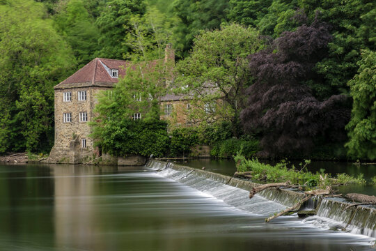 The Old Fulling Mill in the Banks of the River Wear In Durham, UK